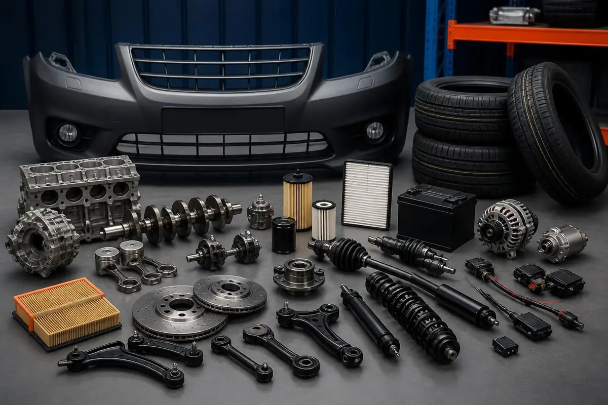 Automotive parts for 2W, 3W & 4W